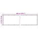 Paravan de balcon, gri, 600x90 cm, PVC - WALTI WALTI
