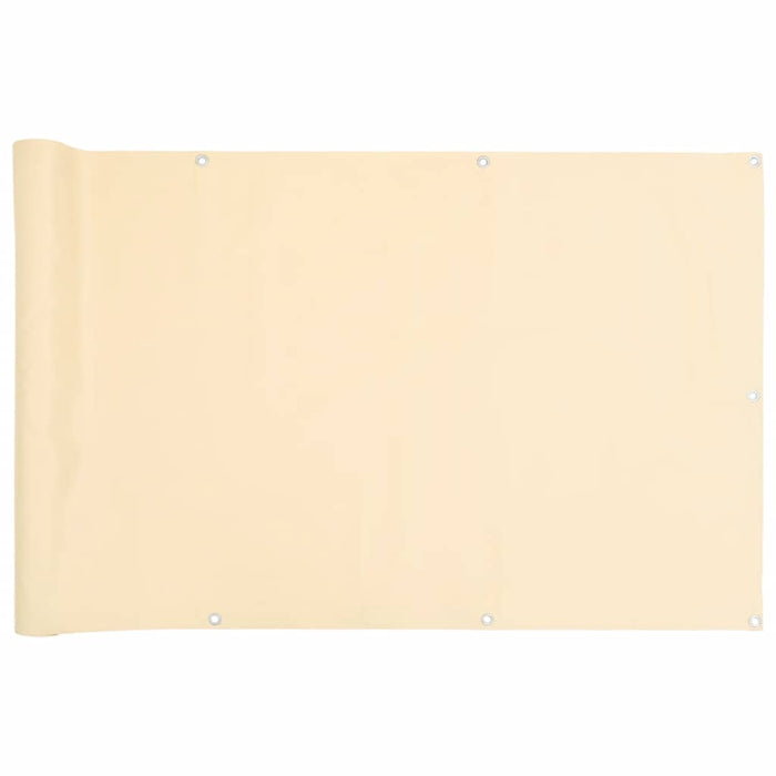 Paravan de balcon, crem, 600x90 cm, PVC - WALTI WALTI
