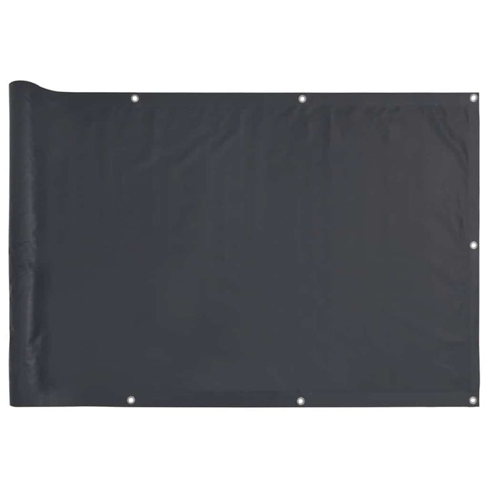 Paravan de balcon, antracit, 400x120 cm, PVC - WALTI WALTI