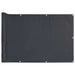 Paravan de balcon, antracit, 400x120 cm, PVC - WALTI WALTI