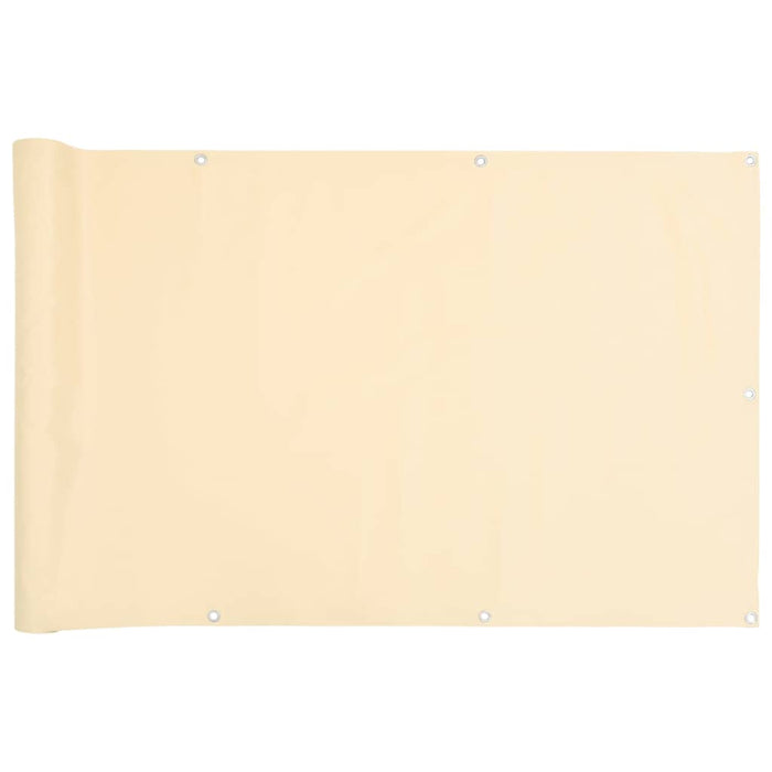 Paravan de balcon, crem, 300x120 cm, PVC - WALTI WALTI