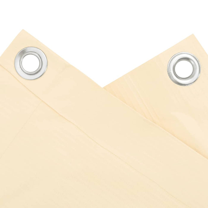 Paravan de balcon, crem, 300x120 cm, PVC - WALTI WALTI