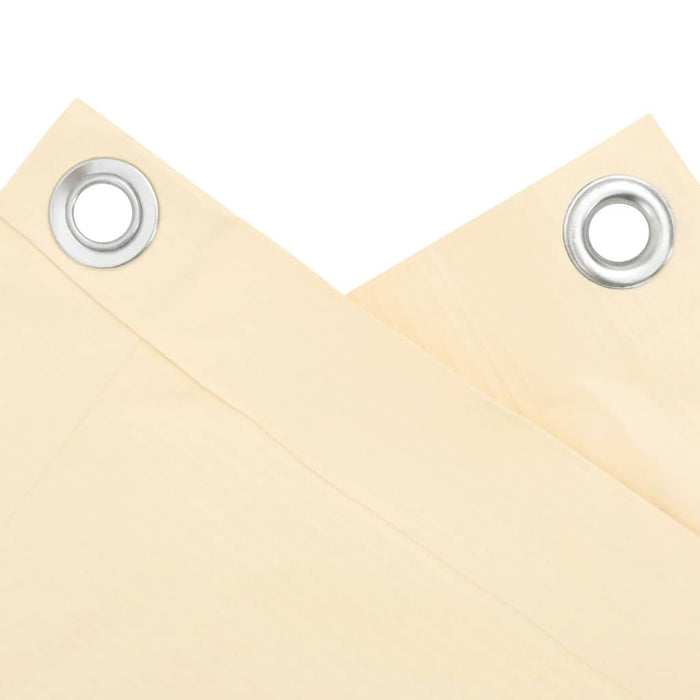 Paravan de balcon, crem, 400x120 cm, PVC - WALTI WALTI