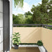 Paravan de balcon, crem, 400x120 cm, PVC - WALTI WALTI
