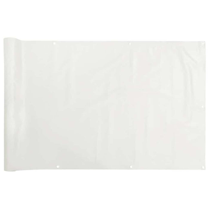 Paravan de balcon, alb, 700x120 cm, PVC - WALTI WALTI