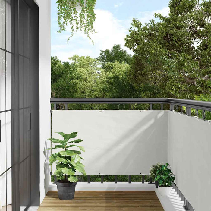 Paravan de balcon, alb, 700x120 cm, PVC - WALTI WALTI