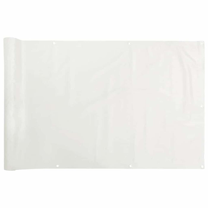 Paravan de balcon, alb, 800x120 cm, PVC - WALTI WALTI