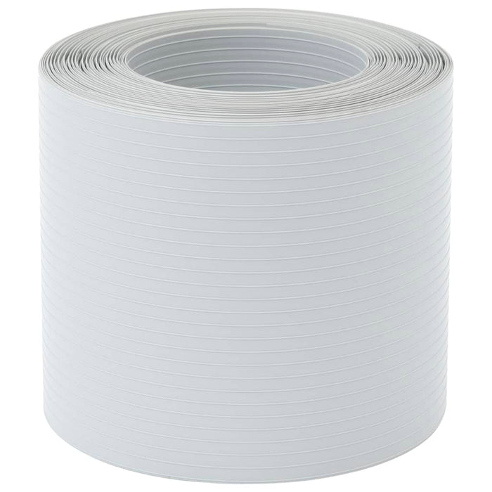 Paravane de grădină, 10 buc., gri deschis, 252,5x19 cm, PVC - WALTI WALTI