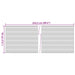 Paravane de grădină, 10 buc., gri deschis, 252,5x19 cm, PVC - WALTI WALTI