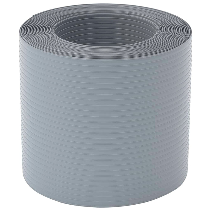 Paravane de grădină, 10 buc., gri, 252,5x19 cm, PVC - WALTI WALTI