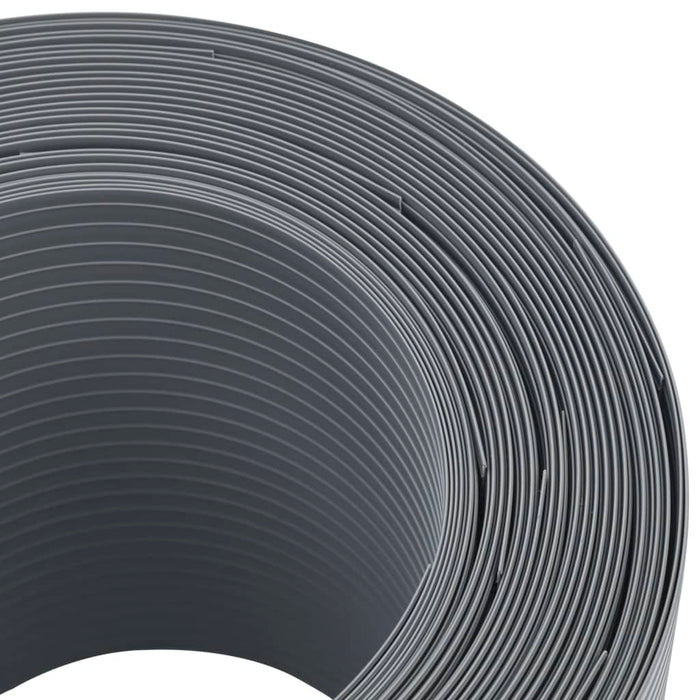 Paravane de grădină, 10 buc., gri, 252,5x19 cm, PVC - WALTI WALTI