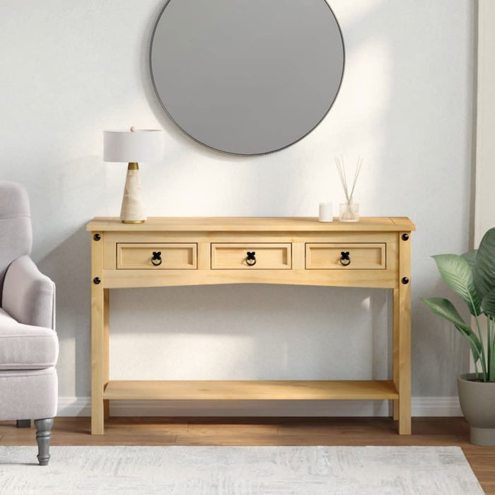 Măsuță consolă Corona, 114x34,5x73 cm, lemn masiv de pin - WALTI WALTI