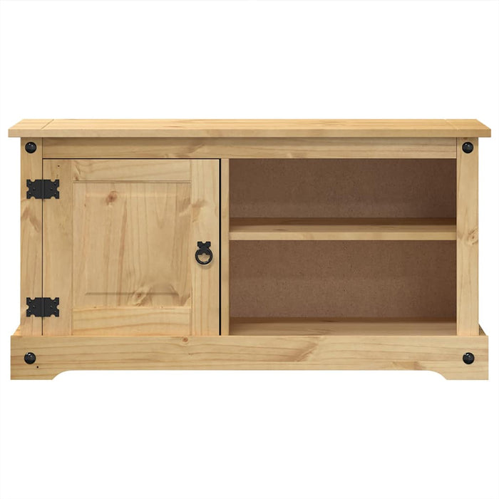 Dulap TV „Corona”, 100x40x52 cm, lemn masiv de pin - WALTI WALTI