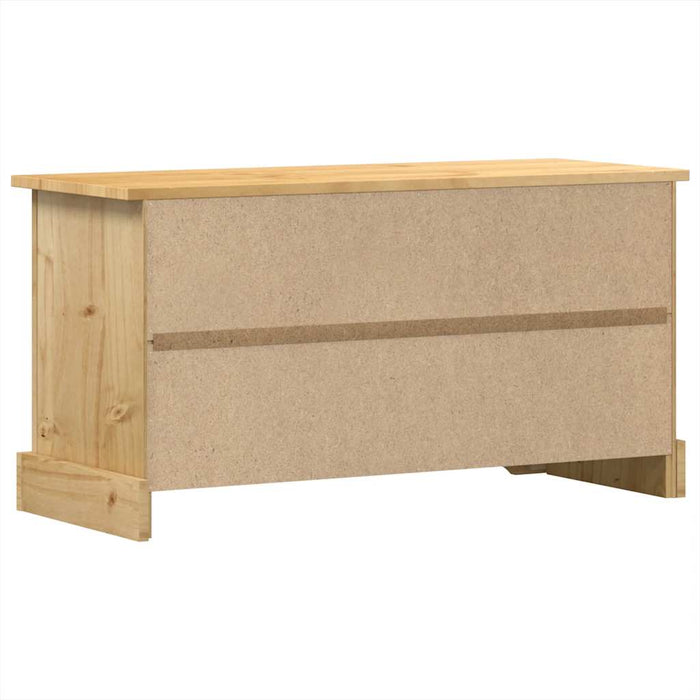 Dulap TV „Corona”, 100x40x52 cm, lemn masiv de pin - WALTI WALTI