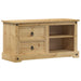 Dulap TV „Corona”, 100x40x52 cm, lemn masiv de pin - WALTI WALTI