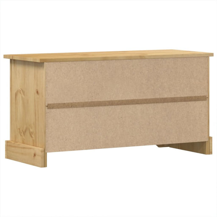 Dulap TV „Corona”, 100x40x52 cm, lemn masiv de pin - WALTI WALTI