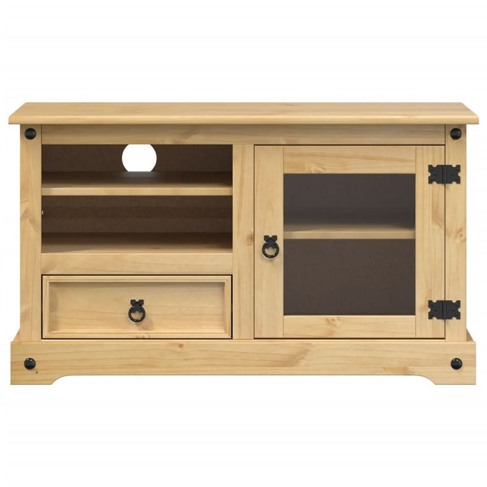 Dulap TV „Corona”, 100x45x58 cm, lemn masiv de pin - WALTI WALTI