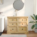 Dulap cu sertare „Corona”, 112x48x91 cm, lemn masiv de pin - WALTI WALTI