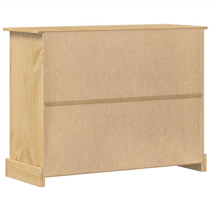 Dulap cu sertare „Corona”, 112x48x91 cm, lemn masiv de pin - WALTI WALTI