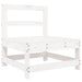 Set canapea de grădină, 6 piese, alb, lemn masiv pin - WALTI WALTI