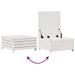 Set mobilier de grădină cu perne, 6 piese, alb, lemn masiv pin - WALTI WALTI