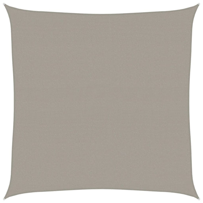 Pânză parasolar, gri deschis, 4x4 m, pătrat, 160 g/m², HDPE - WALTI WALTI