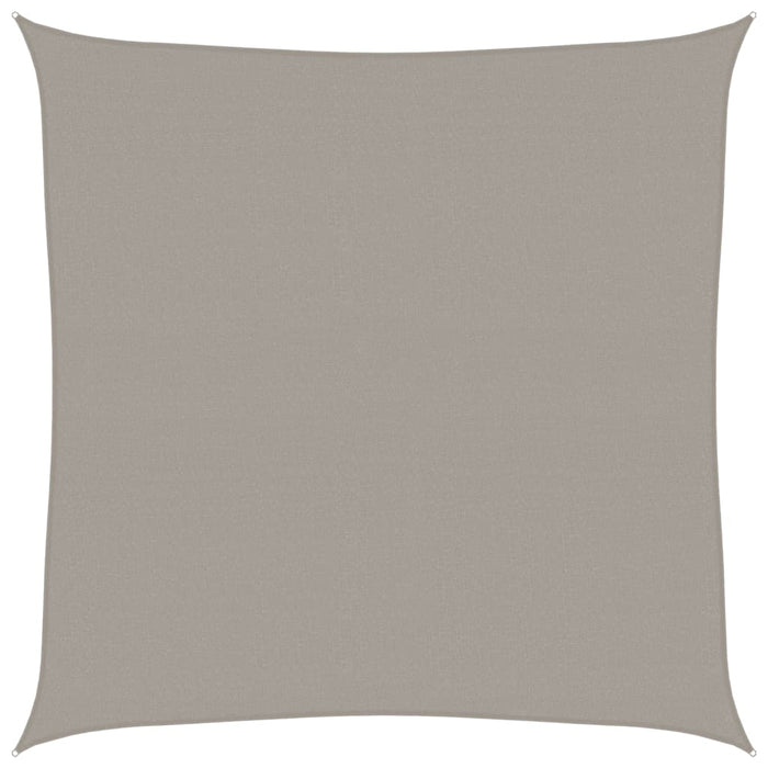 Pânză parasolar, gri deschis, 6x6 m, pătrat, 160 g/m², HDPE - WALTI WALTI