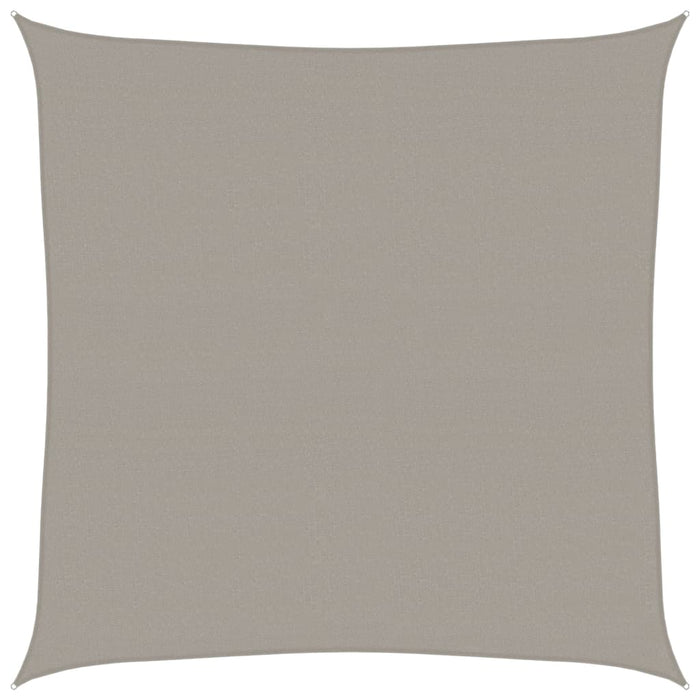 Pânză parasolar, gri deschis, 7x7 m, pătrat, 160 g/m², HDPE - WALTI WALTI