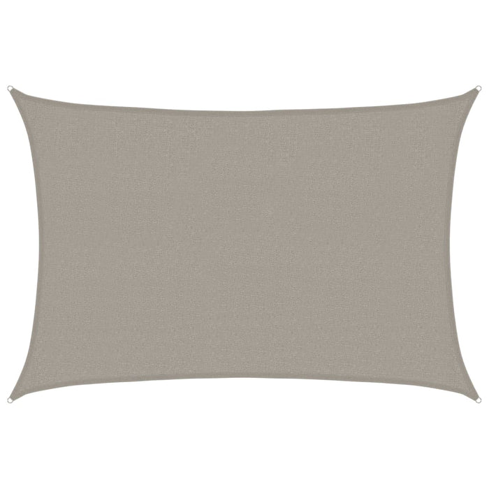 Pânză parasolar gri deschis dreptunghiular 2,5x4m HDPE 160 g/m² - WALTI WALTI