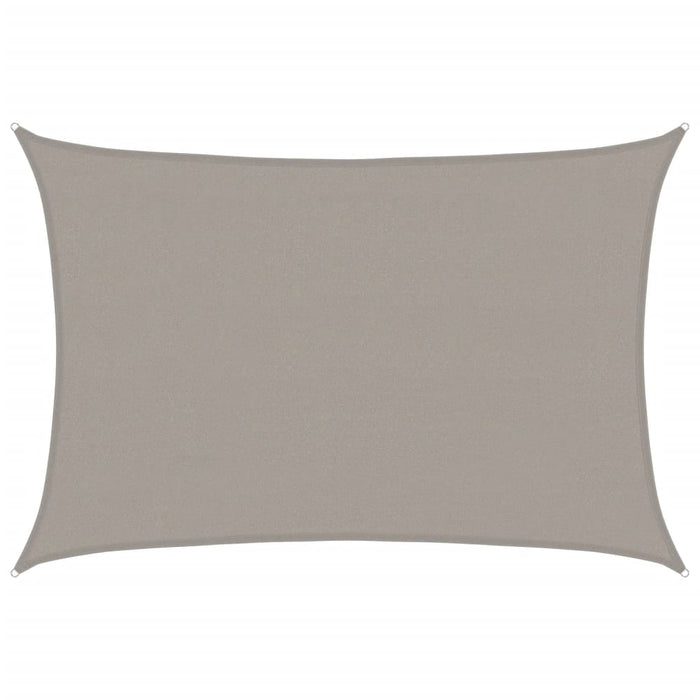 Pânză parasolar gri deschis dreptunghiular 4x5 m HDPE 160 g/m² WALTI