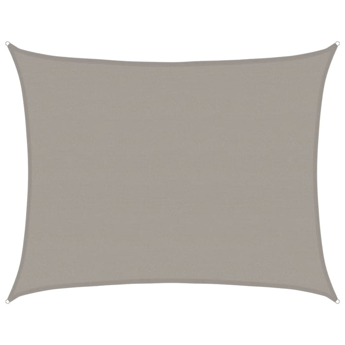 Pânză parasolar gri deschis dreptunghiular 6x7 m HDPE 160 g/m² WALTI