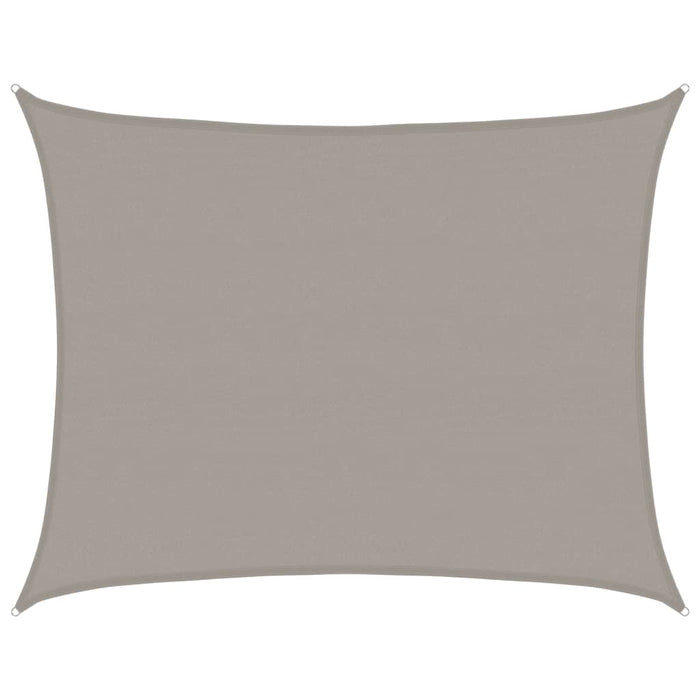 Pânză parasolar, gri deschis dreptunghiular 6x8 m HDPE 160 g/m² WALTI