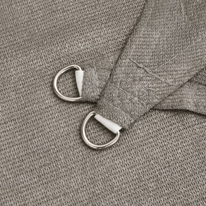 Pânză parasolar gri deschis 3x3x3 m HDPE 160 g/m² triunghiular - WALTI WALTI