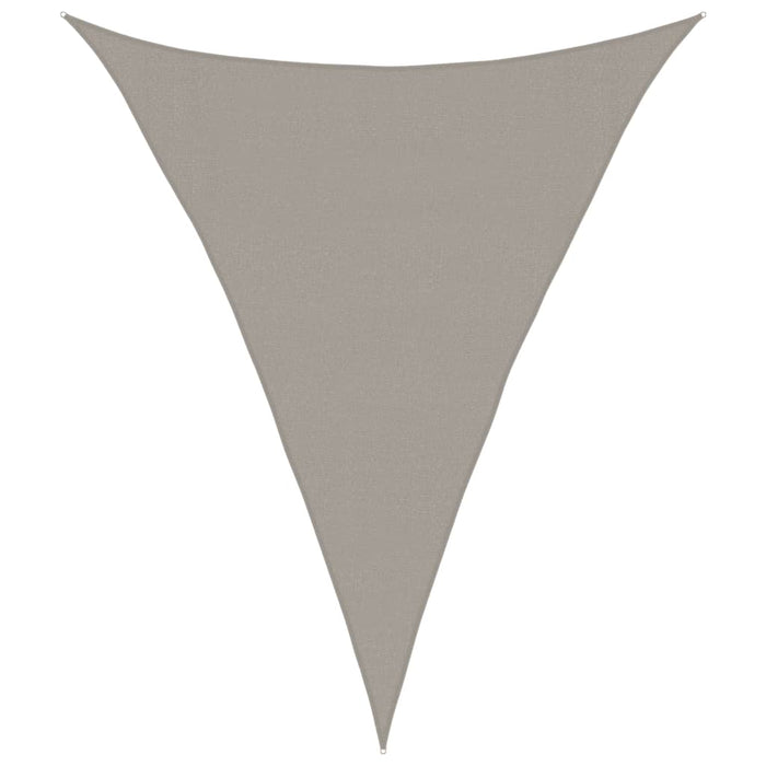 Pânză parasolar gri deschis 3x4x4m HDPE 160 g/m² triunghiular - WALTI WALTI