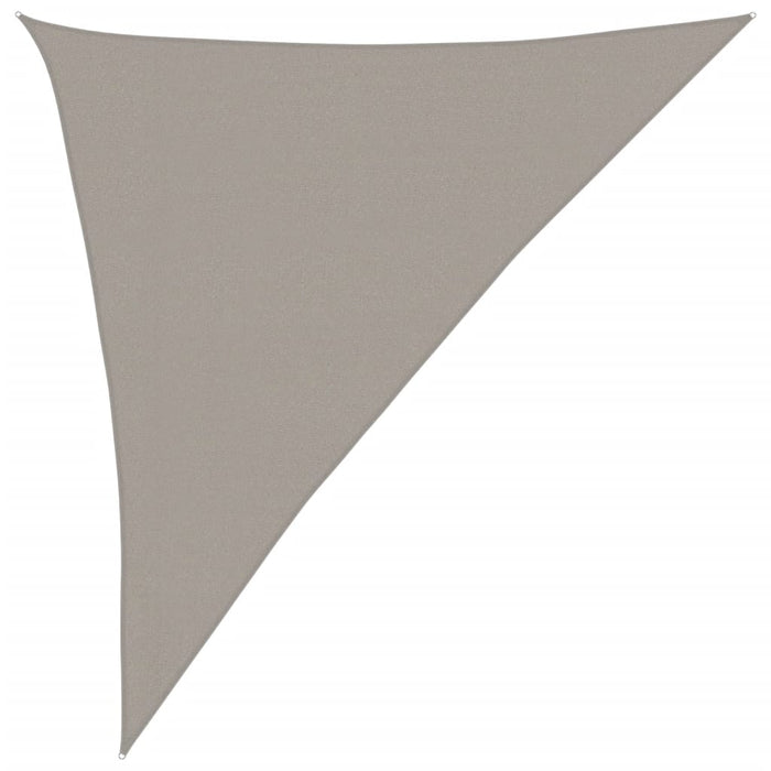 Pânză parasolar gri deschis 3x4x5m HDPE 160 g/m² triunghiular - WALTI WALTI