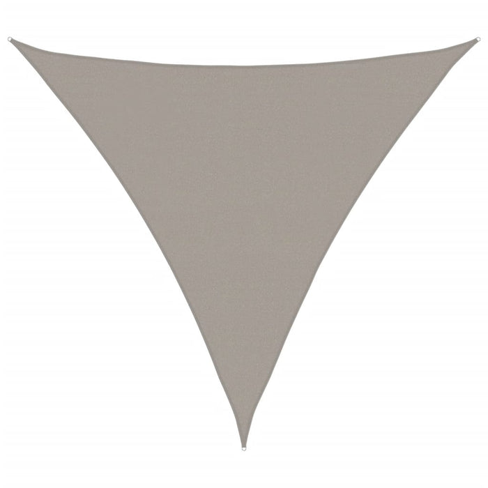 Pânză parasolar gri deschis 5x5x5m HDPE 160 g/m² triunghiular - WALTI WALTI
