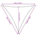 Pânză parasolar gri deschis 5x5x5m HDPE 160 g/m² triunghiular - WALTI WALTI