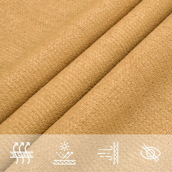 Pânză parasolar, nisipiu dreptunghiular 4x6 m HDPE 160 g/m² - WALTI WALTI