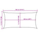 Pânză parasolar, nisipiu dreptunghiular 4x7 m HDPE 160 g/m² - WALTI WALTI