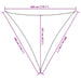 Pânză parasolar, nisipiu, triunghiular, 3x3x3 m, HDPE, 160 g/m² - WALTI WALTI