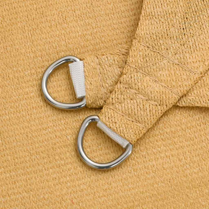 Pânză parasolar, nisipiu, triunghiular, 4x4x4 m, HDPE, 160 g/m² - WALTI WALTI