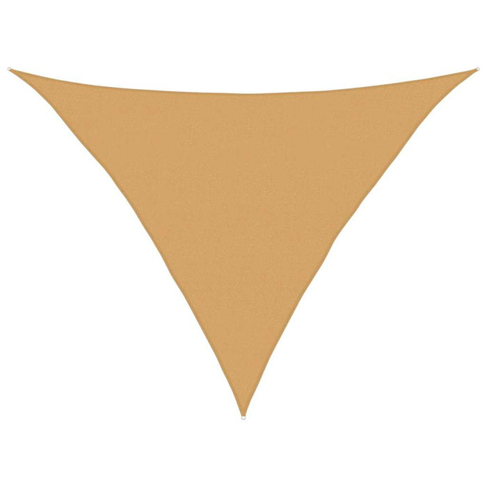 Pânză parasolar, nisipiu, triunghiular, 5x5x6 m, HDPE, 160 g/m² - WALTI WALTI