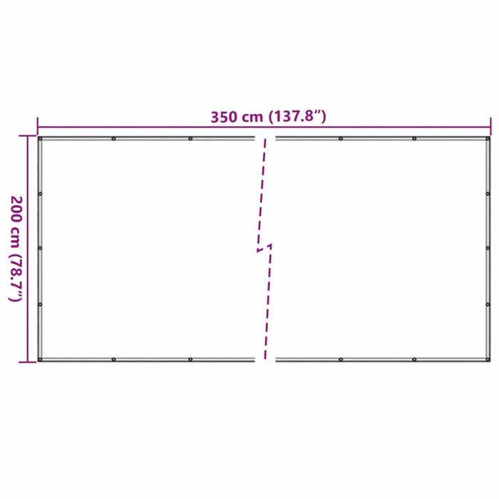 Plasă de remorcă, verde, 2x3,5 m, HDPE - WALTI WALTI