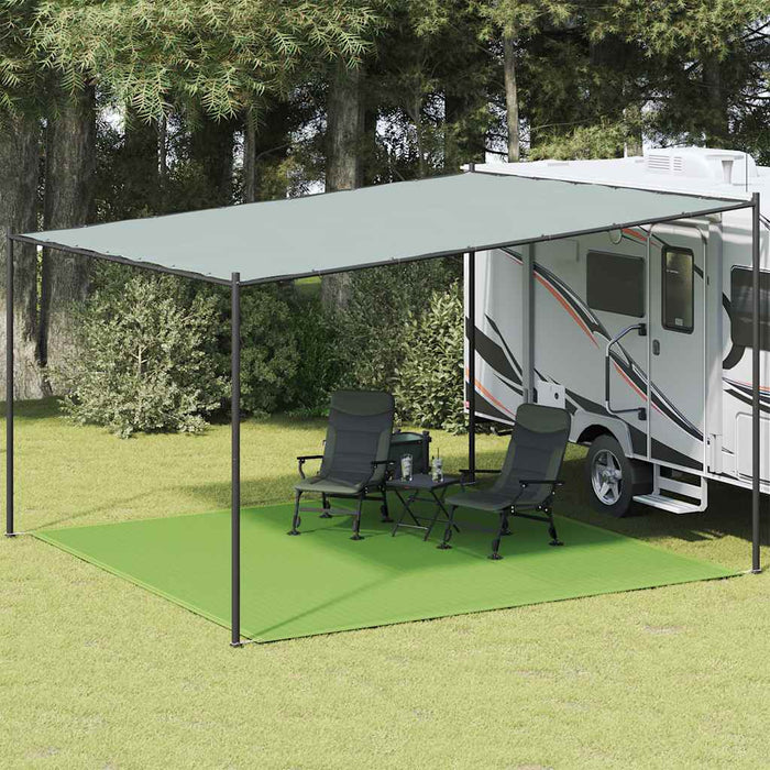 Covor pentru cort, verde deschis, 400x400 cm, HDPE - WALTI WALTI