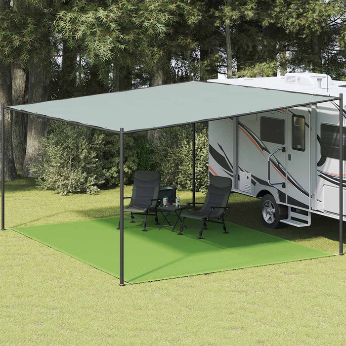 Covor pentru cort, verde deschis, 400x500 cm, HDPE - WALTI WALTI