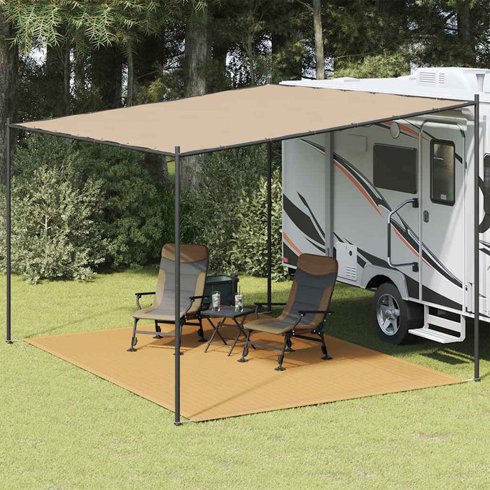 Covor pentru cort, nisipiu, 300x400 cm, HDPE - WALTI WALTI
