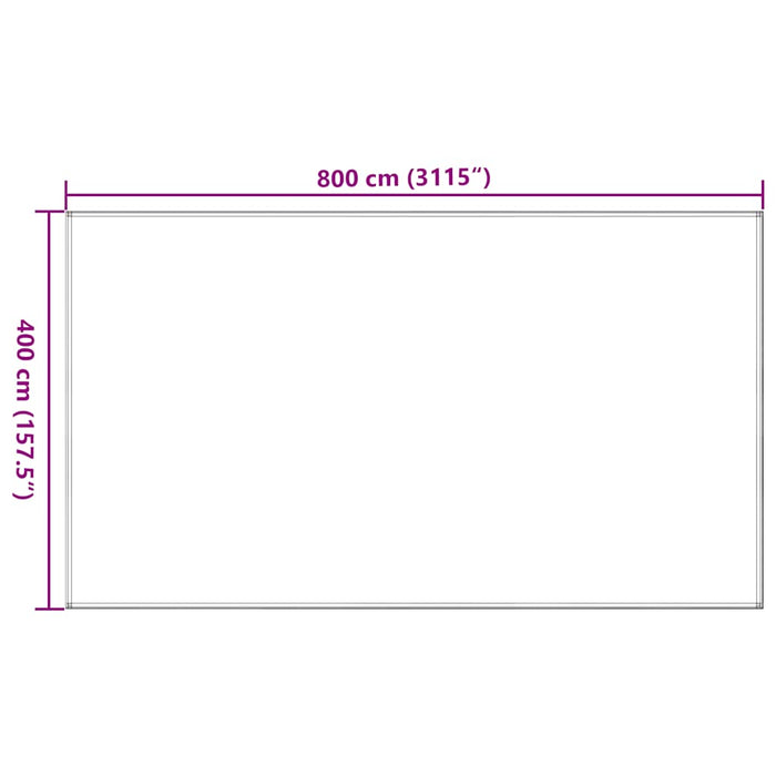 Covor pentru cort, nisipiu, 400x800 cm, HDPE WALTI