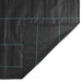 Membrană antiburuieni, negru, 2x25 m, PP - WALTI WALTI