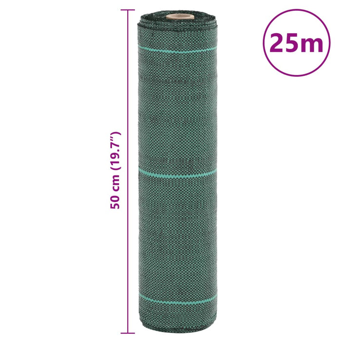 Membrană antiburuieni, verde, 0,5x25 m, PP - WALTI WALTI