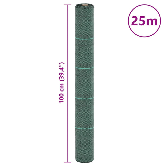 Membrană antiburuieni, verde, 1x25 m, PP - WALTI WALTI